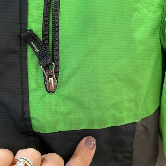 Great Play Jacket{Free Coubtry}Boys Sz XS(5/6) Charcoal Gray/Green Winter Jacket - Picture 3 of 12